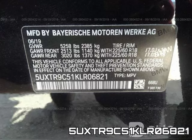 5UXTR9C51KLR06821 фото 10