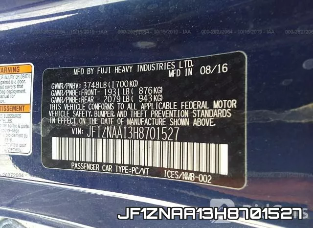 JF1ZNAA13H8701527 фото 10