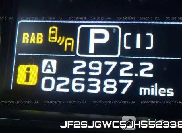 JF2SJGWC5JH552338 фото 8