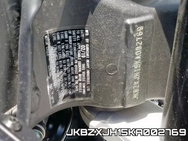 JKBZXJH15KA002769 фото 2