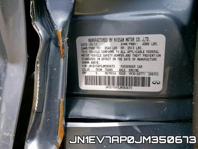 JN1EV7AP0JM350673 фото 2