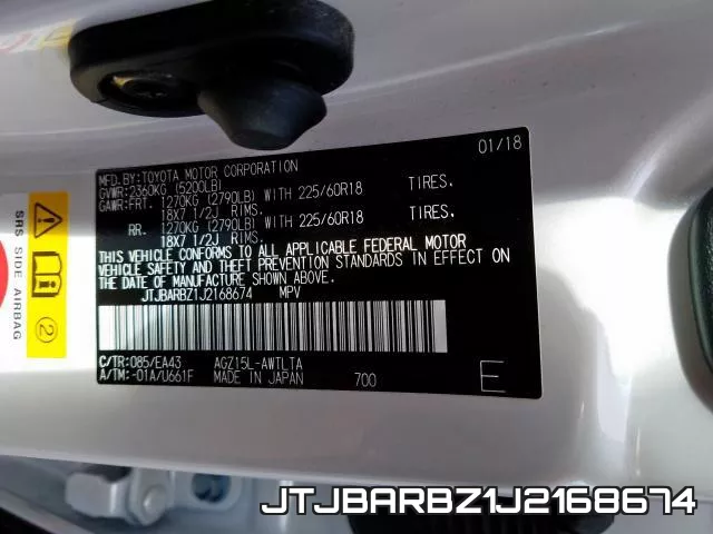 JTJBARBZ1J2168674 фото 2
