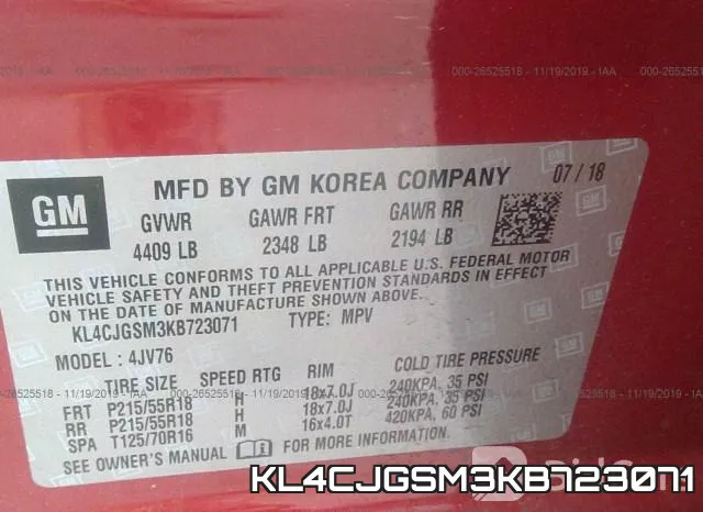KL4CJGSM3KB723071 фото 10