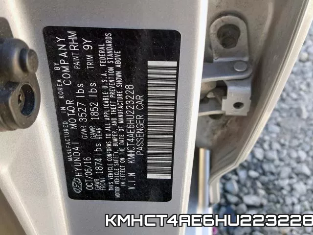 KMHCT4AE6HU223228 фото 2