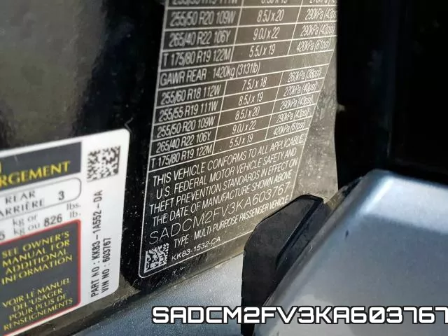 SADCM2FV3KA603767 фото 2
