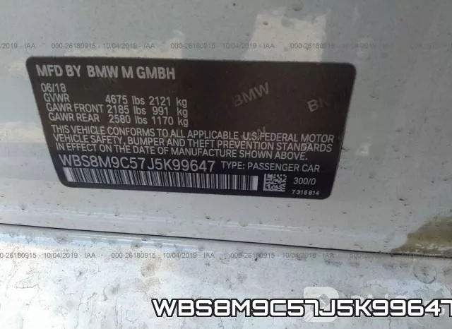 WBS8M9C57J5K99647 фото 10