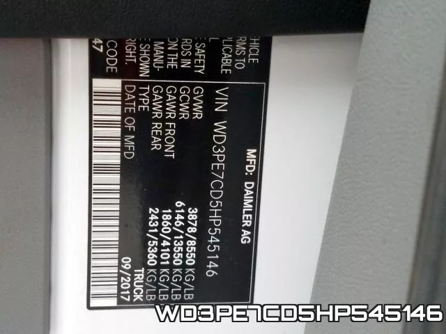 WD3PE7CD5HP545146 фото 2