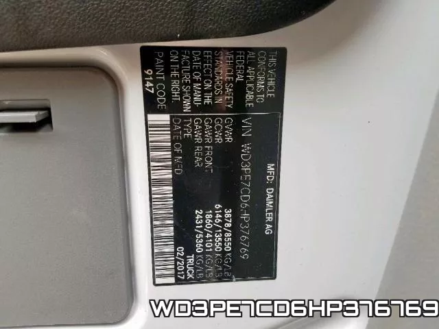 WD3PE7CD6HP376769 фото 2