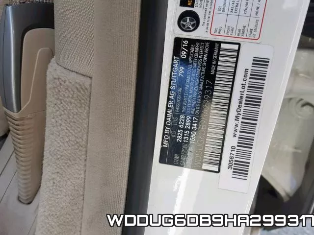 WDDUG6DB9HA299317 фото 2