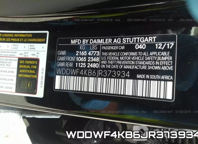 WDDWF4KB6JR373934 фото 9
