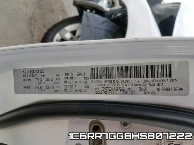 1C6RR7GG8HS807222 фото 2
