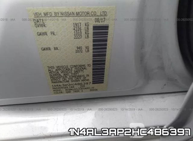 1N4AL3AP2HC486397 фото 10