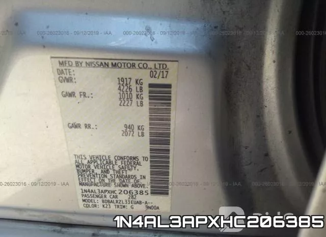 1N4AL3APXHC206385 фото 10
