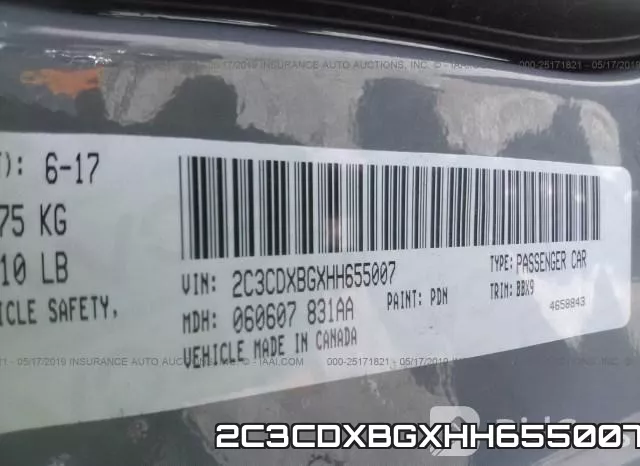 2C3CDXBGXHH655007 фото 10
