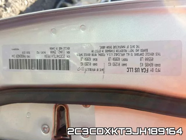 2C3CDXKT3JH189164 фото 2