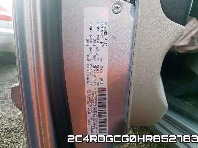 2C4RDGCG0HR852783 фото 2