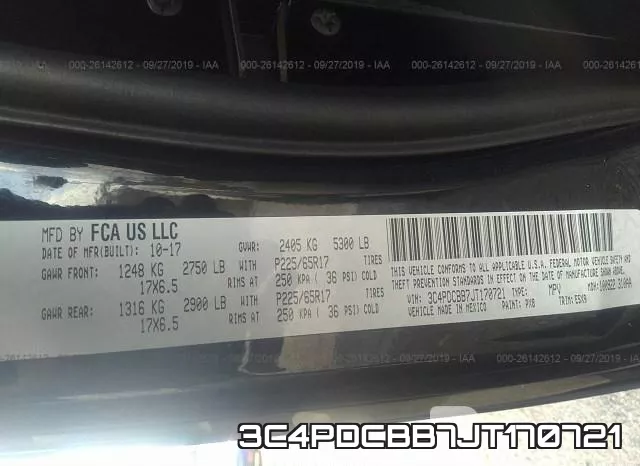 3C4PDCBB7JT170721 фото 10
