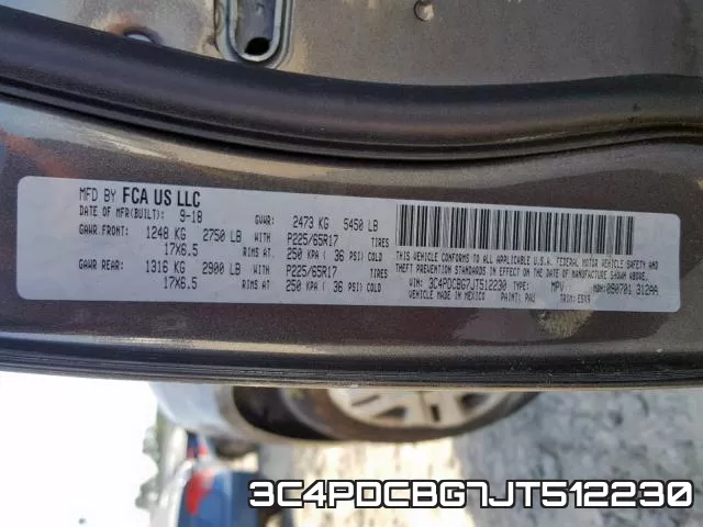 3C4PDCBG7JT512230 фото 2