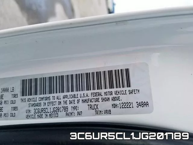 3C6UR5CL1JG201789 фото 2