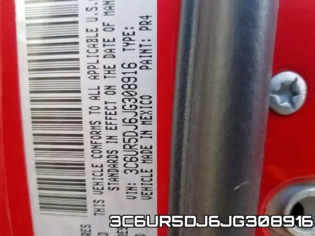 3C6UR5DJ6JG308916 фото 2