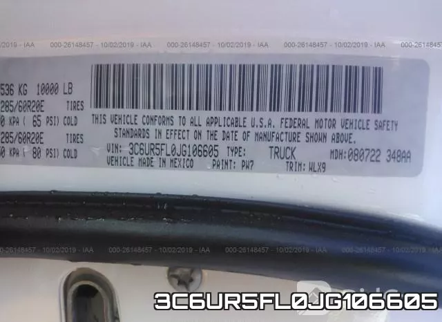 3C6UR5FL0JG106605 фото 10