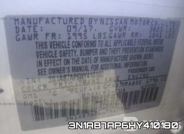 3N1AB7AP6HY410180 фото 10