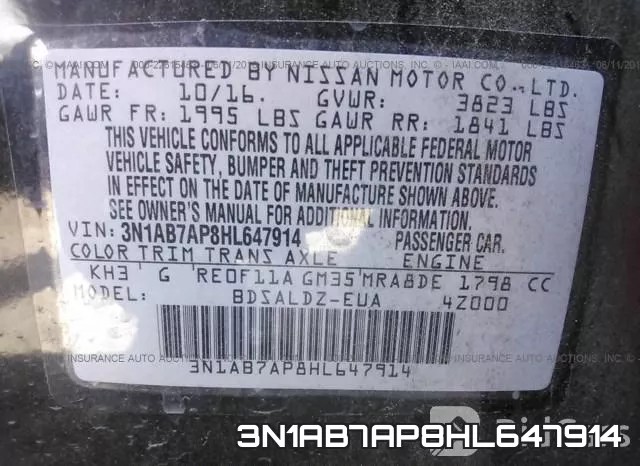 3N1AB7AP8HL647914 фото 9