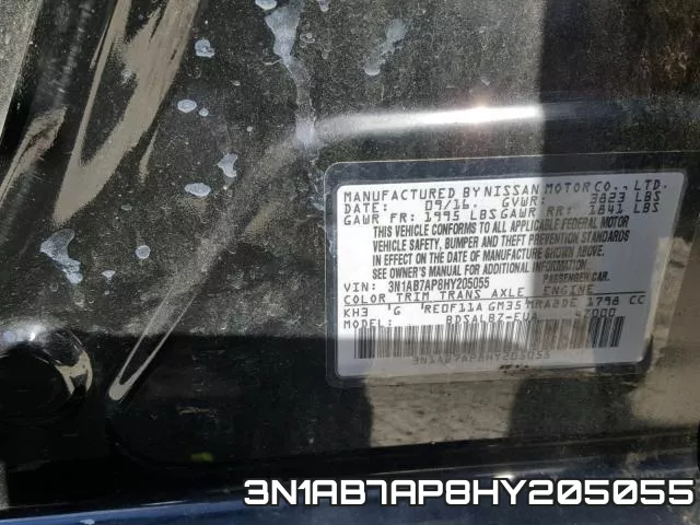 3N1AB7AP8HY205055 фото 2