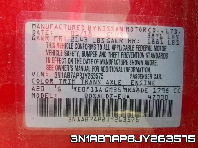 3N1AB7AP8JY263575 фото 2