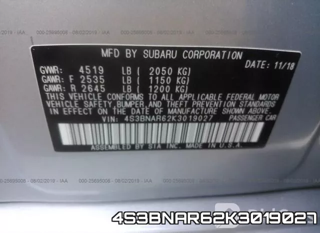 4S3BNAR62K3019027 фото 10