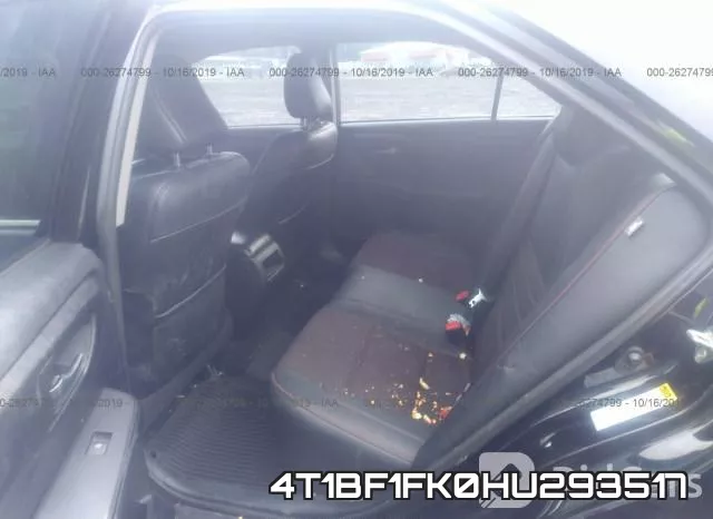 4T1BF1FK0HU293517 фото 9