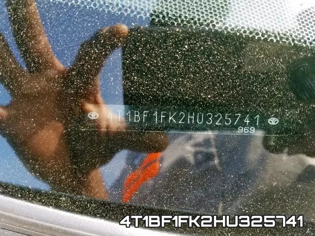 4T1BF1FK2HU325741 фото 2