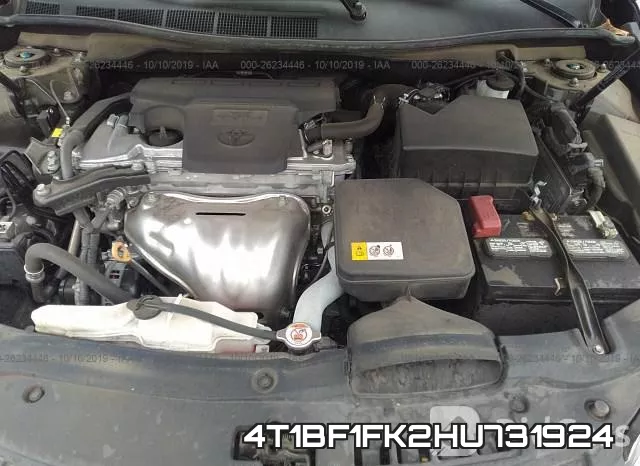 4T1BF1FK2HU731924 фото 2