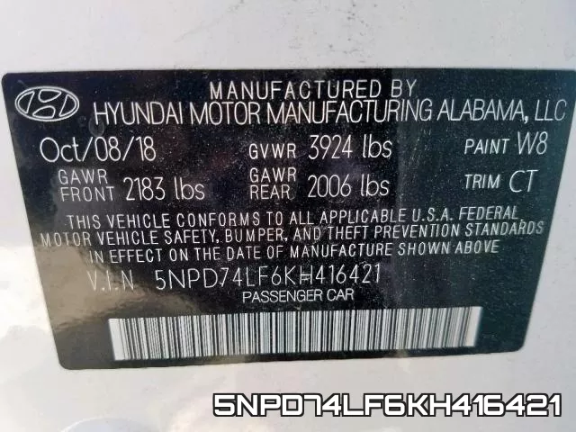 5NPD74LF6KH416421 фото 2