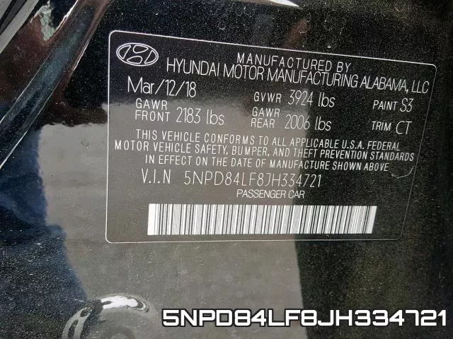 5NPD84LF8JH334721 фото 2