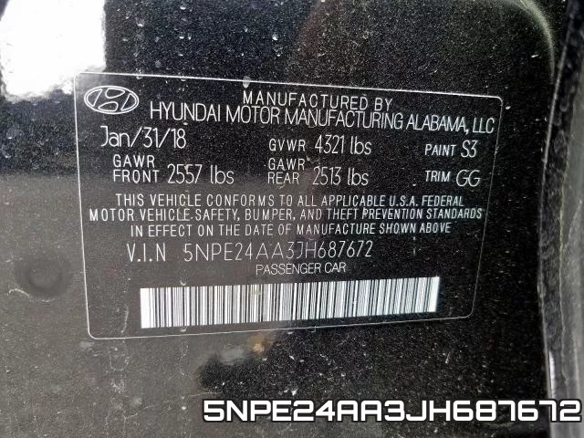5NPE24AA3JH687672 фото 2