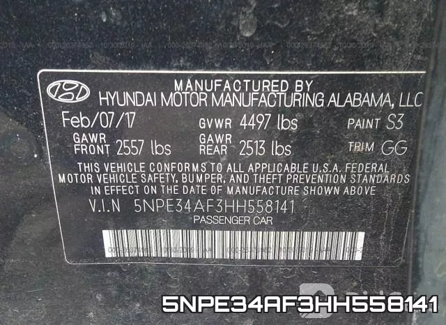 5NPE34AF3HH558141 фото 10
