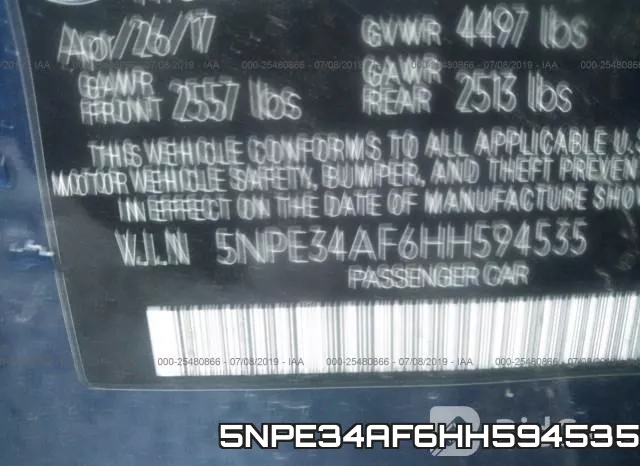 5NPE34AF6HH594535 фото 10
