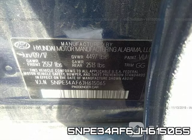 5NPE34AF6JH615065 фото 9
