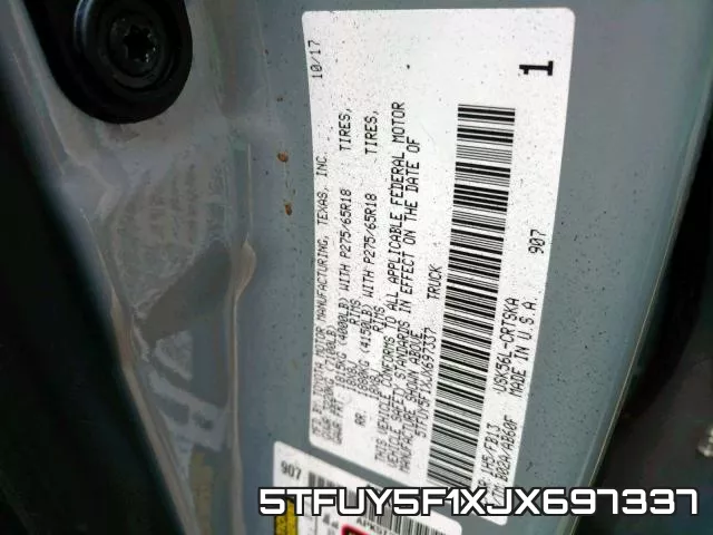 5TFUY5F1XJX697337 фото 2