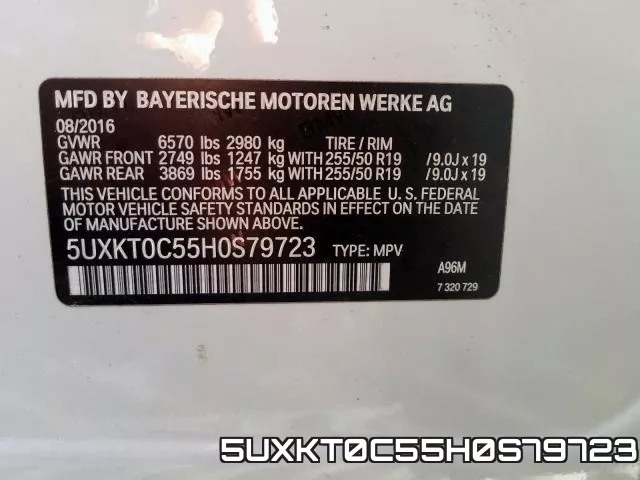 5UXKT0C55H0S79723 фото 2