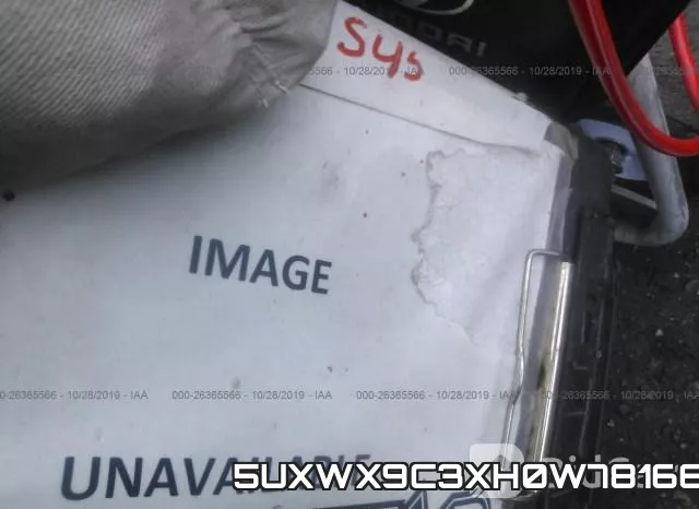 5UXWX9C3XH0W78166 фото 2