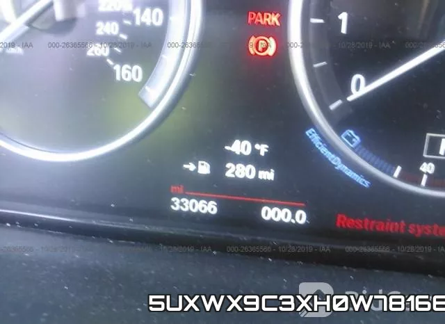 5UXWX9C3XH0W78166 фото 8