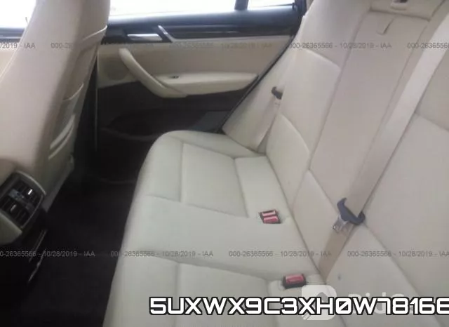 5UXWX9C3XH0W78166 фото 9