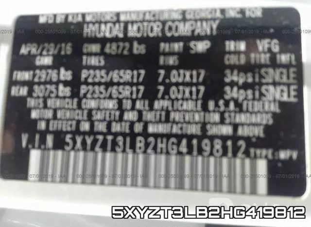 5XYZT3LB2HG419812 фото 10
