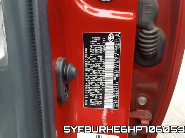 5YFBURHE6HP706053 фото 2