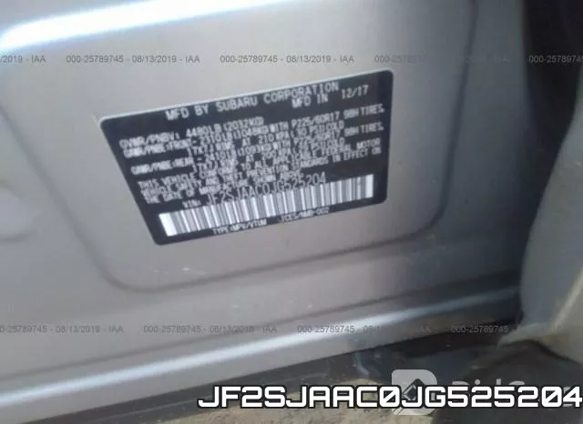 JF2SJAAC0JG525204 фото 10