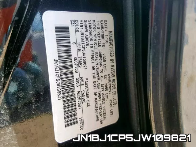 JN1BJ1CP5JW109821 фото 2