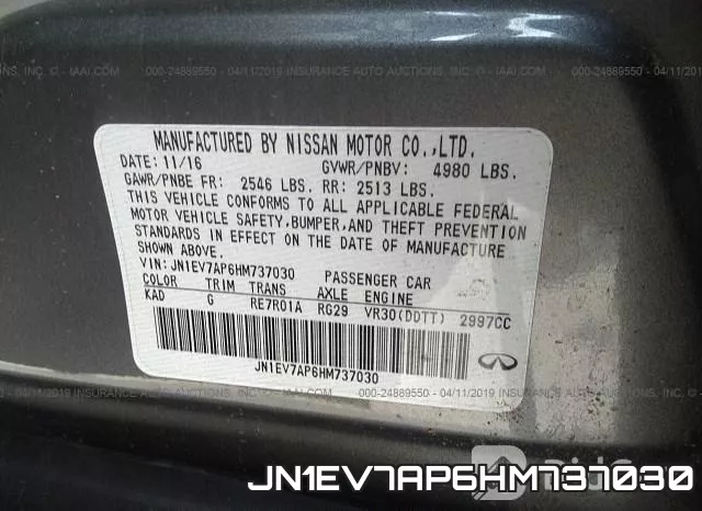 JN1EV7AP6HM737030 фото 9