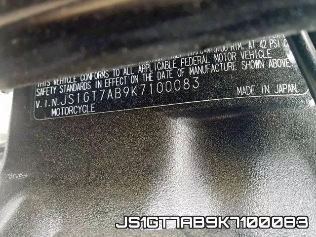 JS1GT7AB9K7100083 фото 2